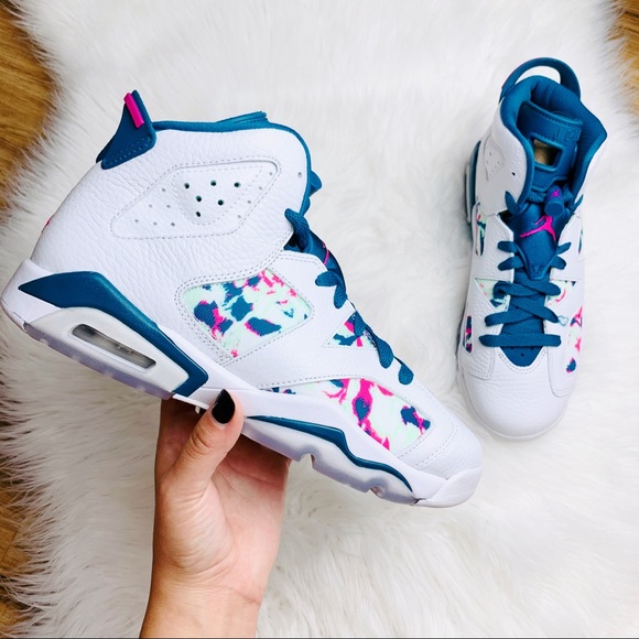 jordan retro 6 laser fuchsia